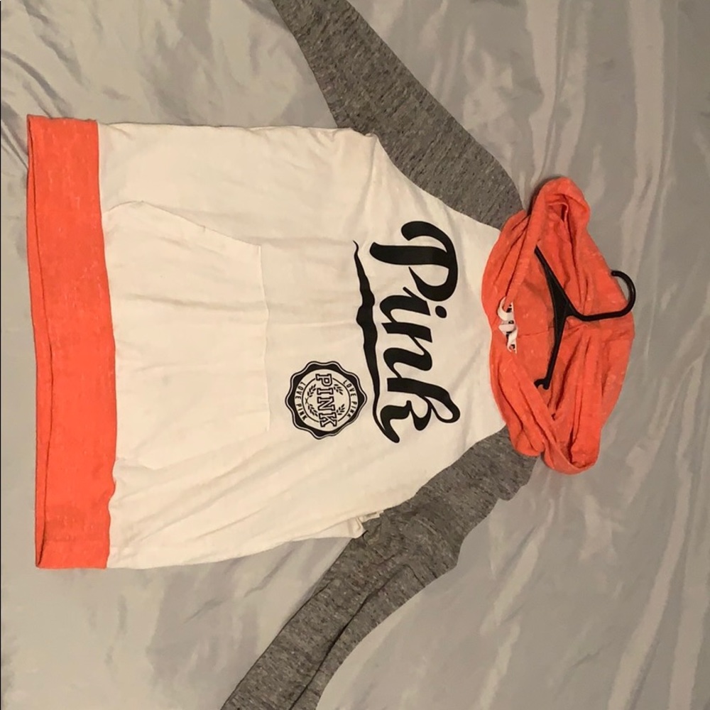 Pink thin hoodie